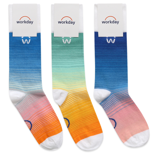Custom gradient socks